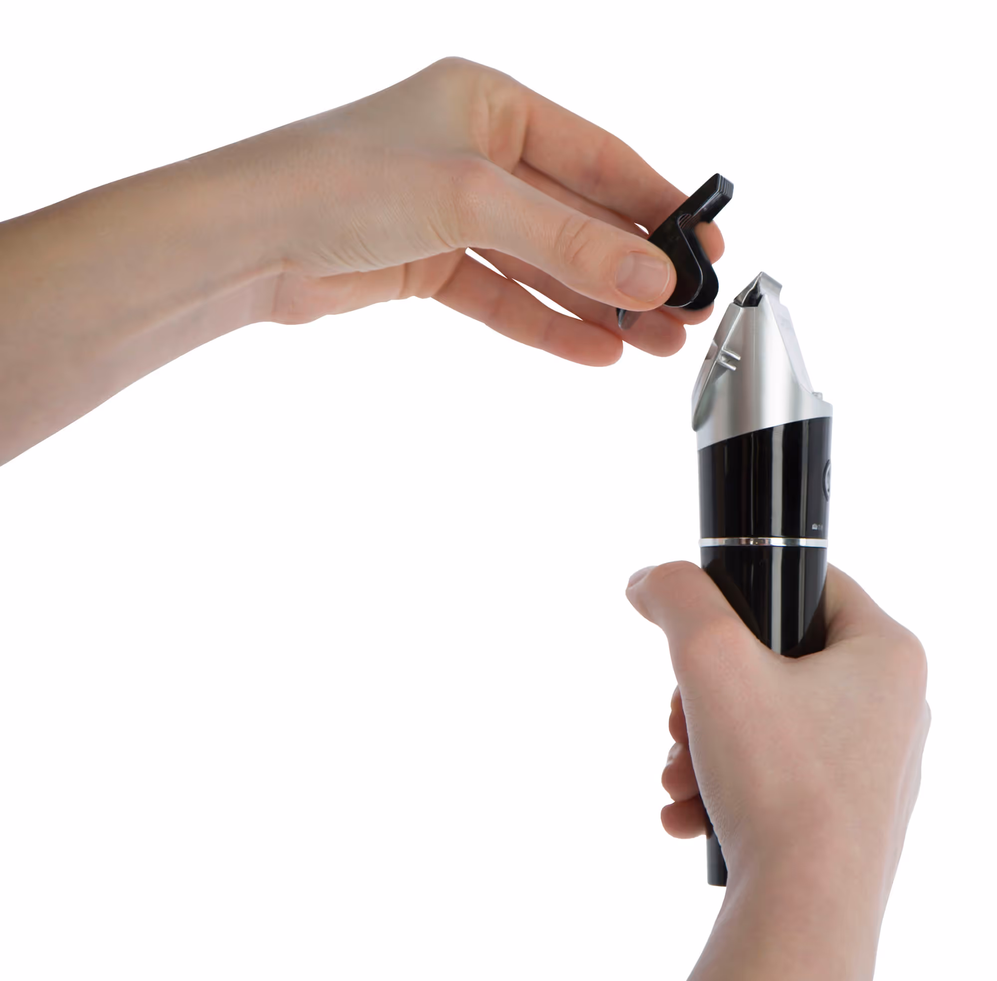 Tondeuse Clipster DeloX noir, sur batterie