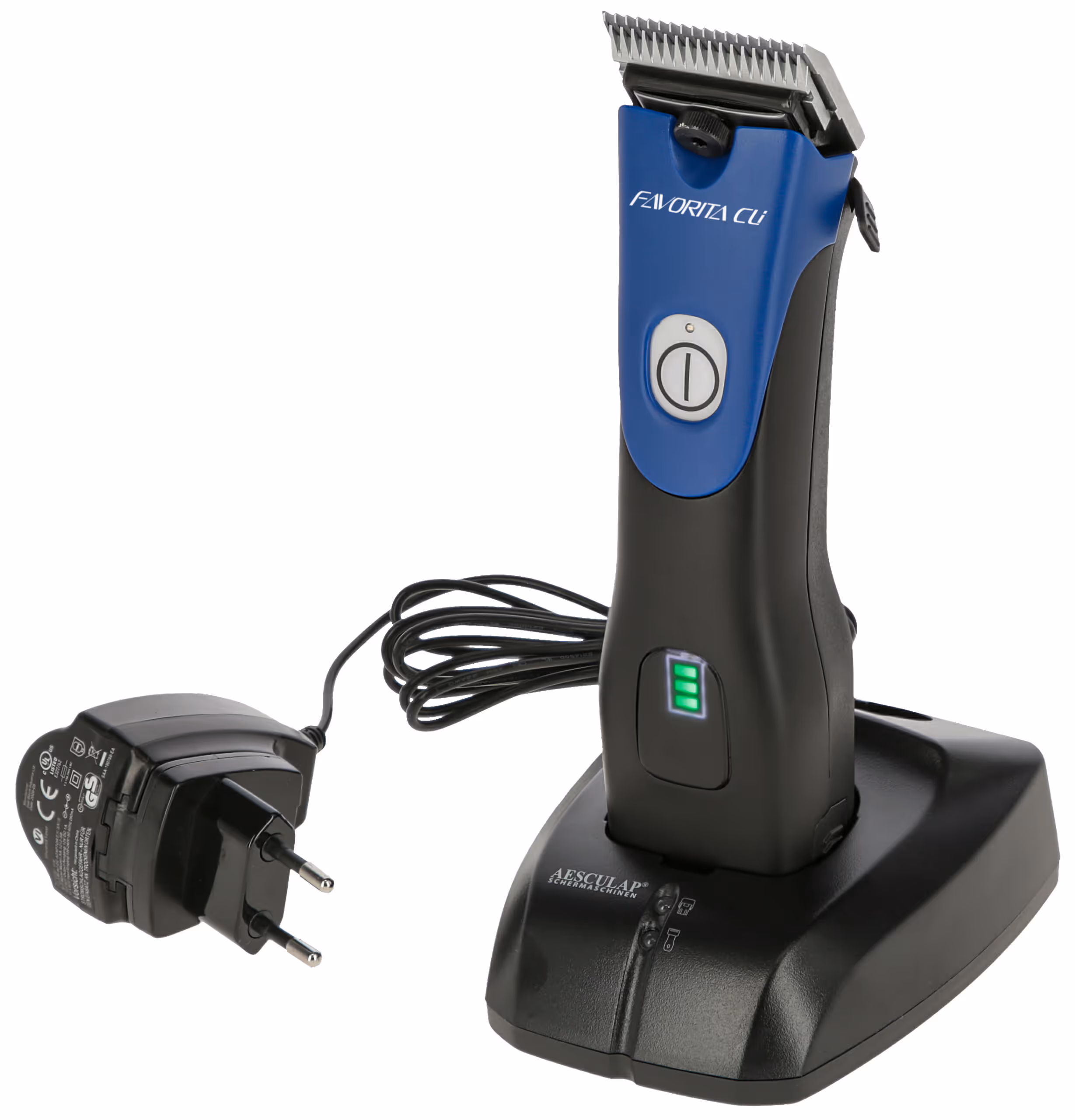 Tondeuse Favorita Cli bleu, 1 batterie