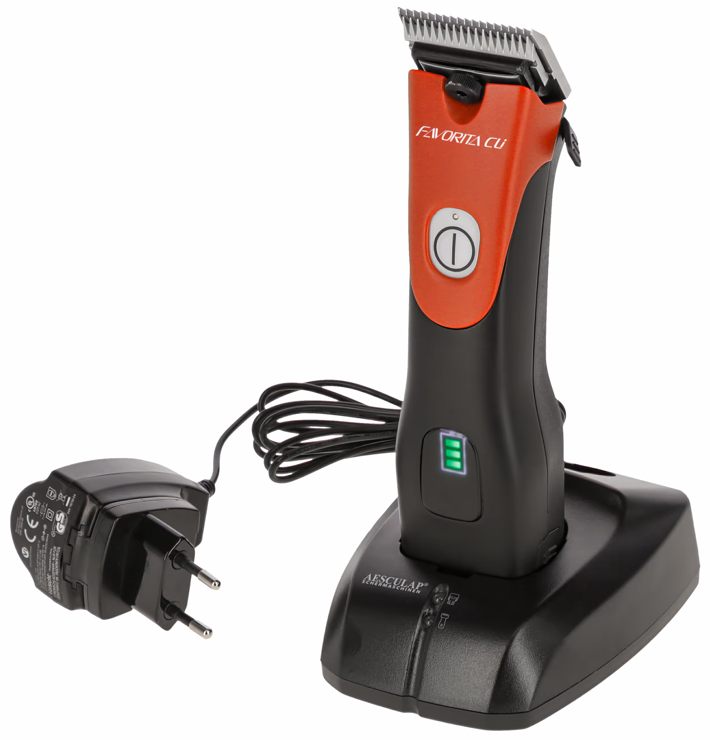 Tondeuse Favorita Cli rouge, 1 batterie