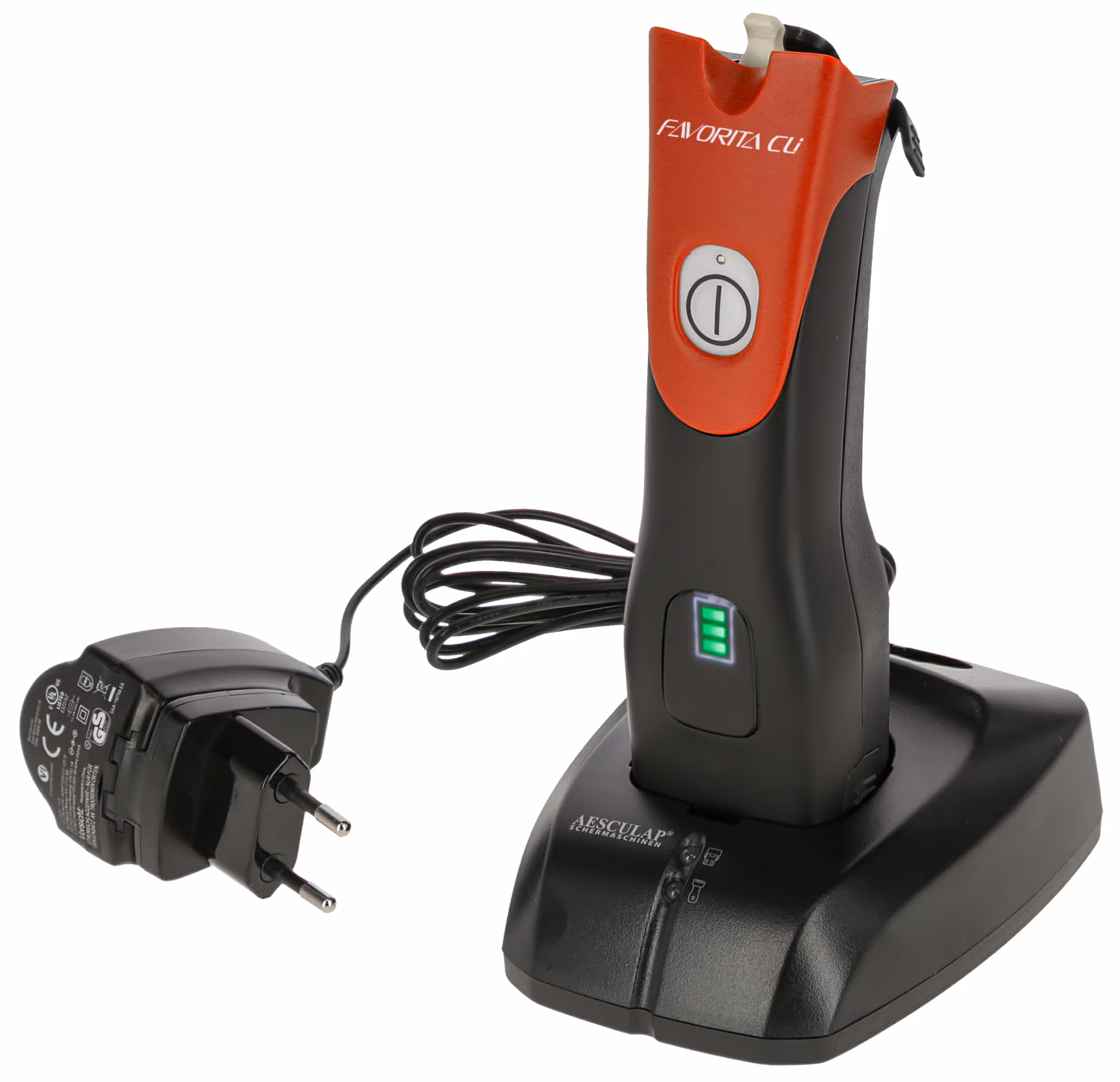 Tondeuse Favorita Cli rouge, 1 batterie