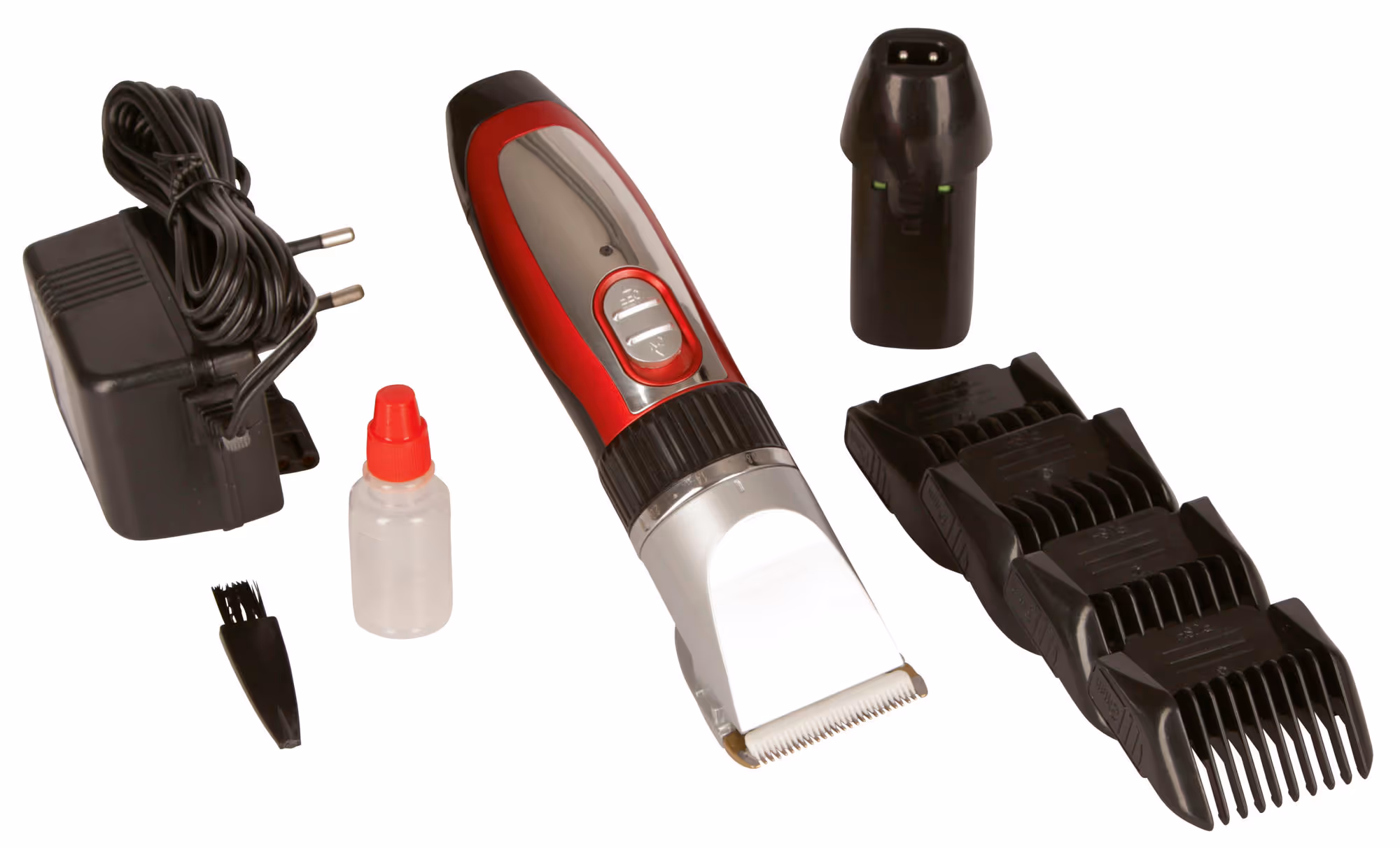 Tondeuse Sonic rouge/noir, sur batterie