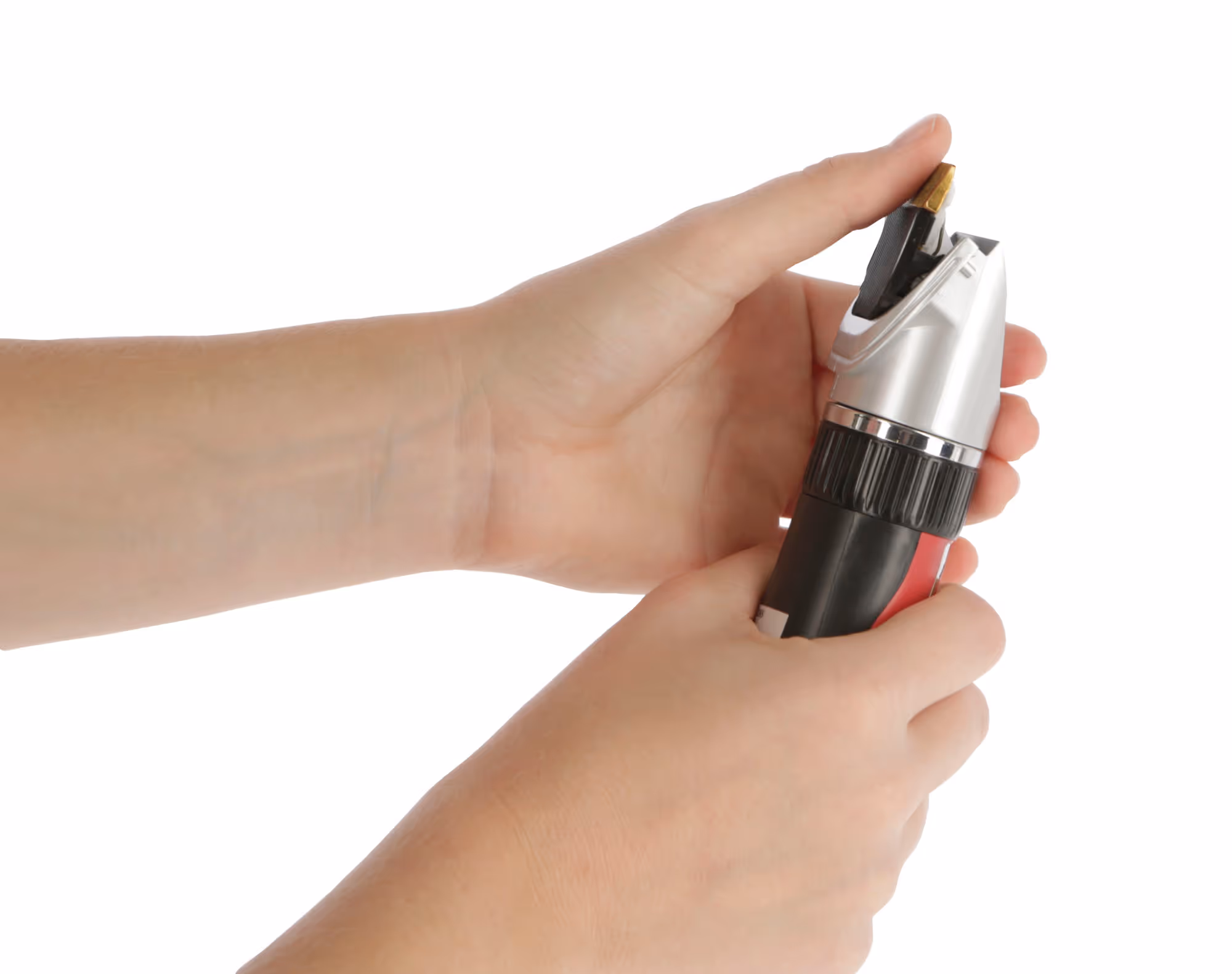 Tondeuse Sonic rouge/noir, sur batterie