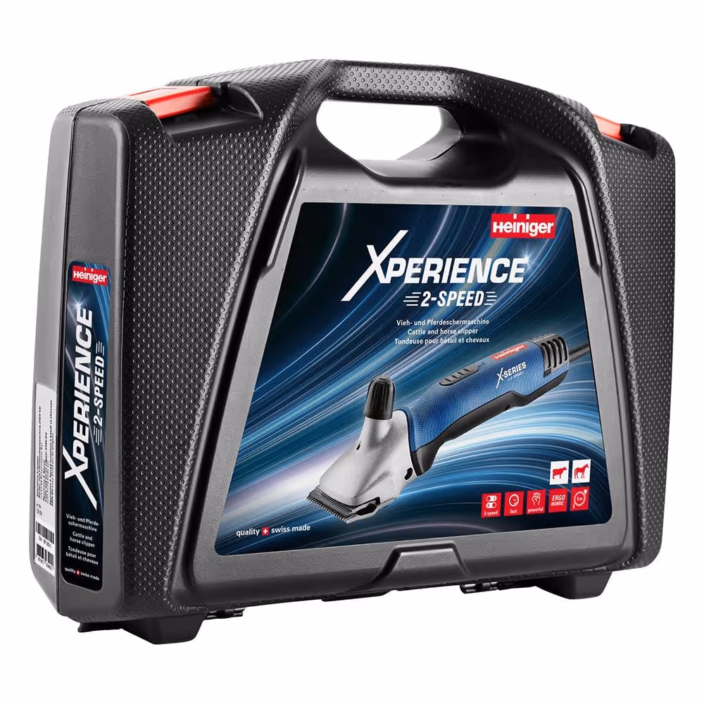 Tondeuse Xperience 2 vitesses filaire Heiniger pour Bovin