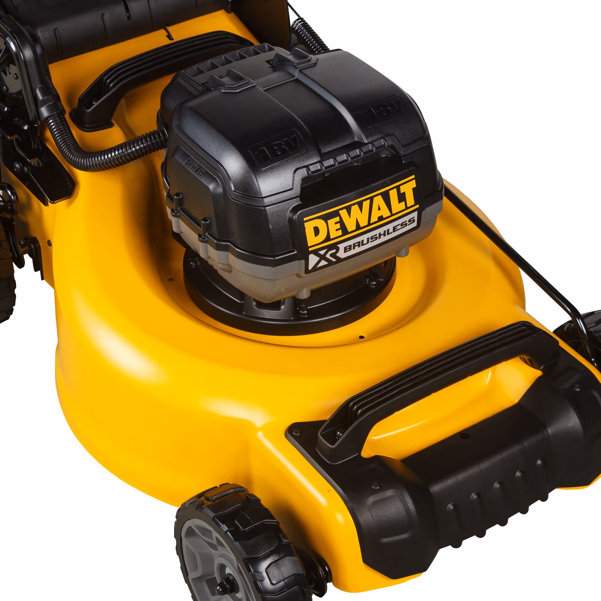 Tondeuse XR 2 X 18 V Brushless - largeur de coupe (cm) : 48 / carter en acier (cm) : 51 / hauteur de coupe : 5 / capacité de collecte (L) : 55 - sans batterie ni chargeur
