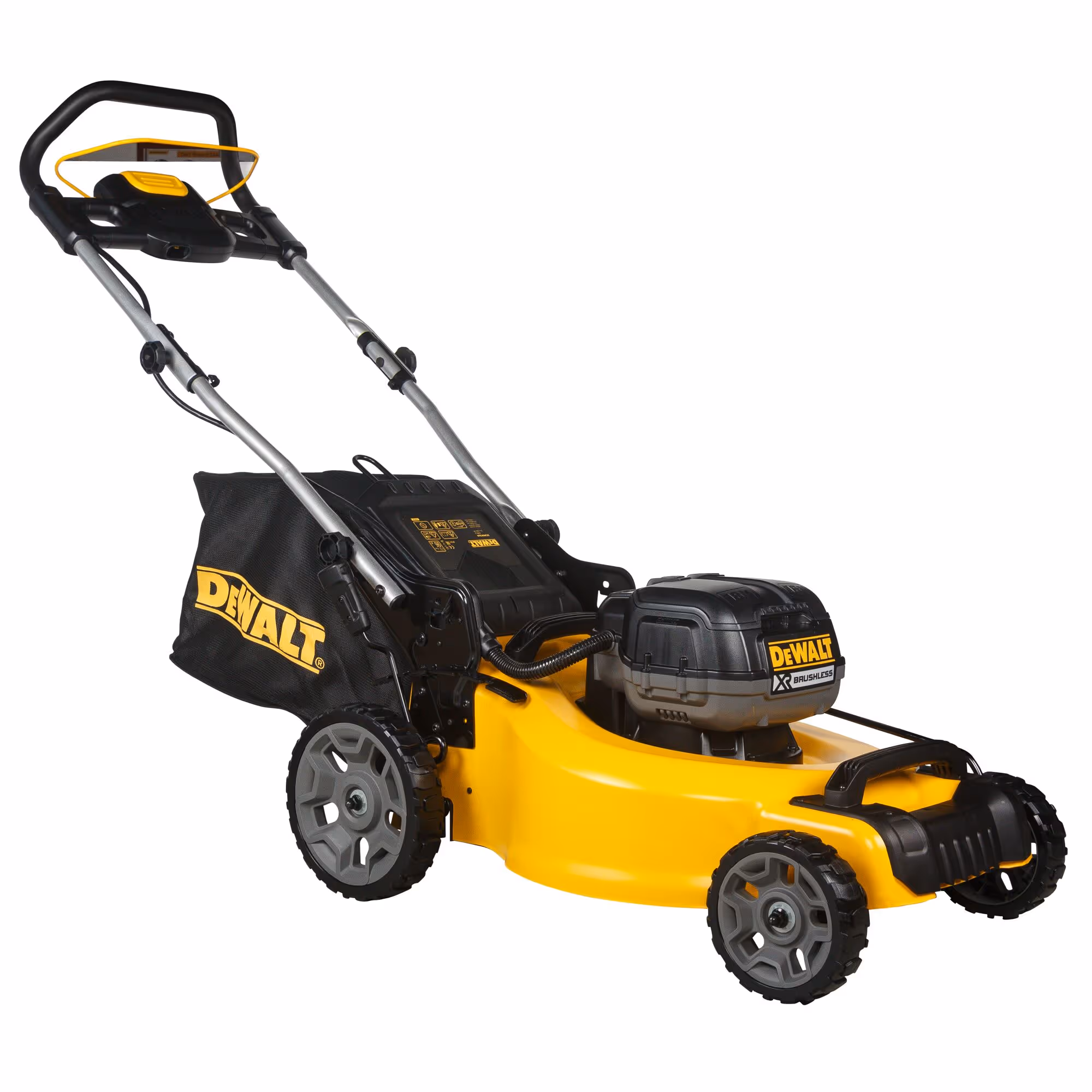 Tondeuse XR 2 X 18 V Brushless - largeur de coupe (cm) : 48 / carter en acier (cm) : 51 / hauteur de coupe : 5 / capacité de collecte (L) : 55 - sans batterie ni chargeur