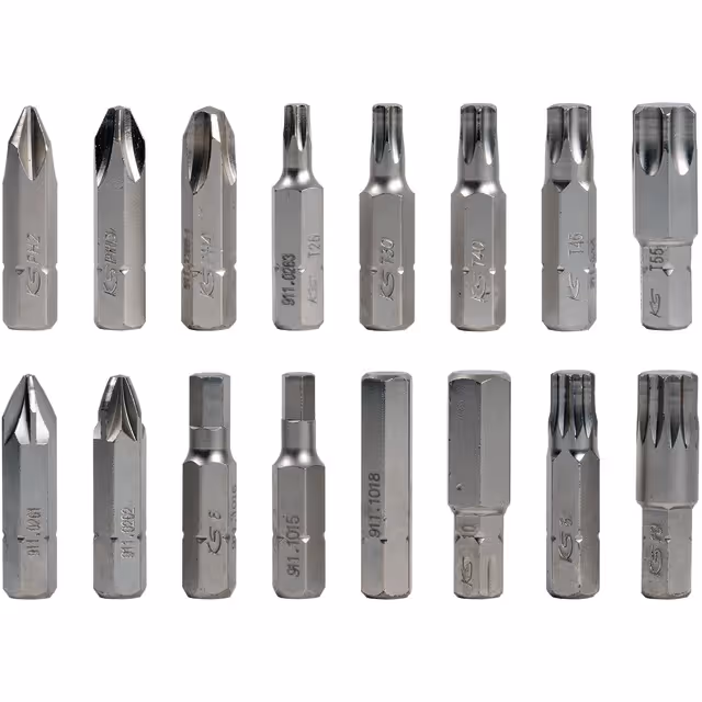 Tournevis a frapper et embouts coffret de 18 pieces   ks tools