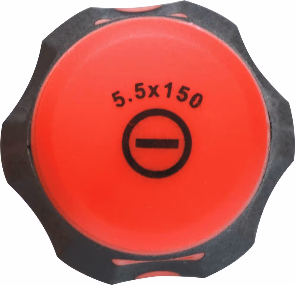 TOURNEVIS PLAT AVEC ECROU 5,5*150 S/CARTE