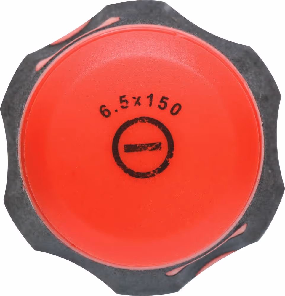 TOURNEVIS PLAT AVEC ECROU 6,5*150 S/CARTE