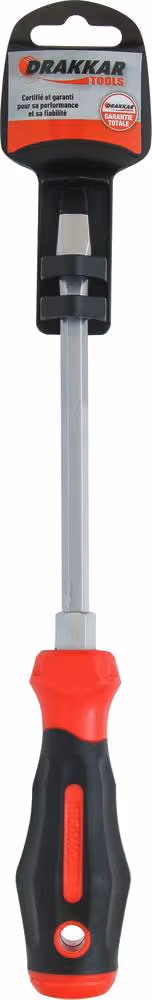TOURNEVIS PLAT AVEC ECROU 8*150 S/CARTE