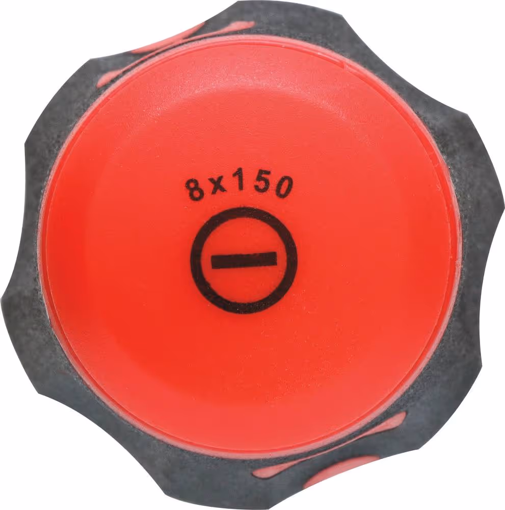 TOURNEVIS PLAT AVEC ECROU 8*150 S/CARTE