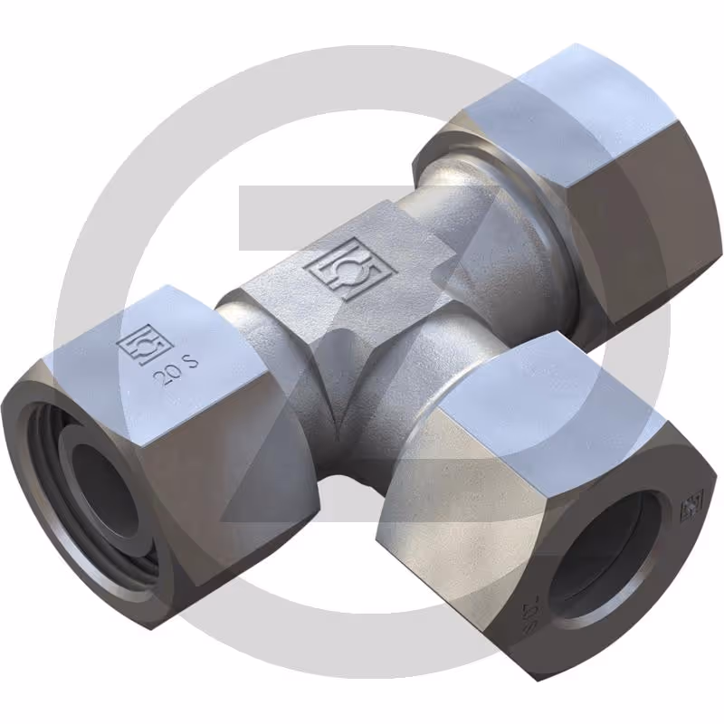 TR 12 S - Raccord en L, orientable
