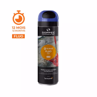 TRACEUR CHANTIER FLUO 12M "FLUO TP" BLEU 500ML