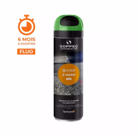 TRACEUR CHANTIER FLUO 6M "S-MARK" VERT 500ML