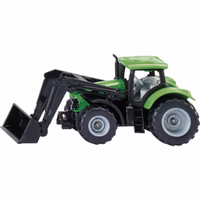 TRACTEUR DEUTZFAHR AVEC CHARGEUR FRONTAL AU 1/64EME BLISTER