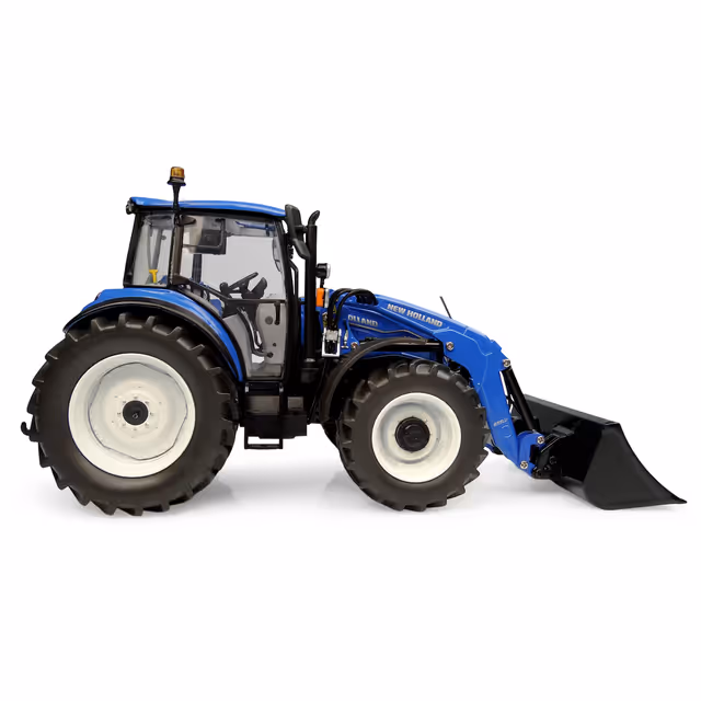TRACTEUR NEW HOLLAND T5.120 AVEC CHARGEUR FRONTAL AU 1/32EME UNIVERSAL HOBBIES