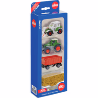 Tracteurs et materiels agricoles coffret de 4 au 1/87eme