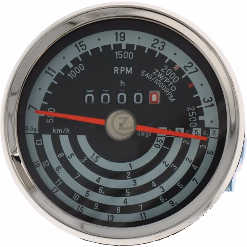 Tractomètre, Rotation horaire 31 km/h