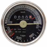 Tractomètre  sens de rotation droite, 28 km/h