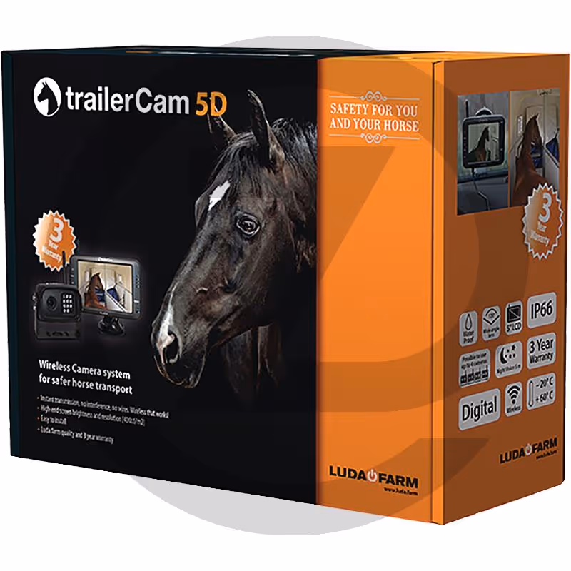 Trailer Cam 5 D - avec optique vision nocturne - parfait pour la surveillance des transports d'animaux