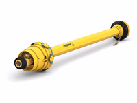 Transmission Complète - Grand Angle - Un côté, Longueur (Lz): 1210mm, 1 3/8'' x 6 80° W.A. à à verrou, 1'' 3/8, 6 cannelures à sécurité boulon