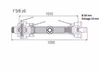 Transmission grand angle 80° CT mâchoire goupillée alés.30 mm CM