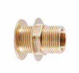 Traversée de paroi Laiton 3/4" Taraudée 1/2"