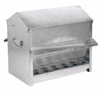 Trémie extérieure galva, 18kg, 450x415x420