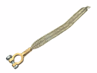 Tresse de Masse, Terre / Negative (-) (Pinza) Longueur: 600mm - adaptable sur tracteurs Ford