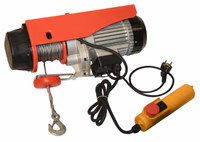 Treuil électrique 1200W, rupture >1600kg