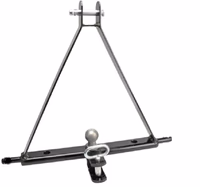 Triangle attelage 3e point Cat1 avec rotule K50