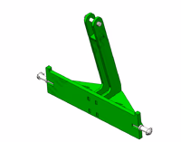 Triangle porte masses jerrican JD cat.2