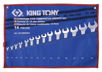 Trousse de 14 clés mixtes 10-11-13-14-16-17-18-19-21-22-24-27-30-32mm