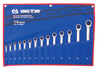 Trousse de 14 clés mixtes à cliquet 8 à 24mm