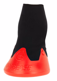 Tubbease 145 mm, rouge, Chausson trait. sabots chevaux