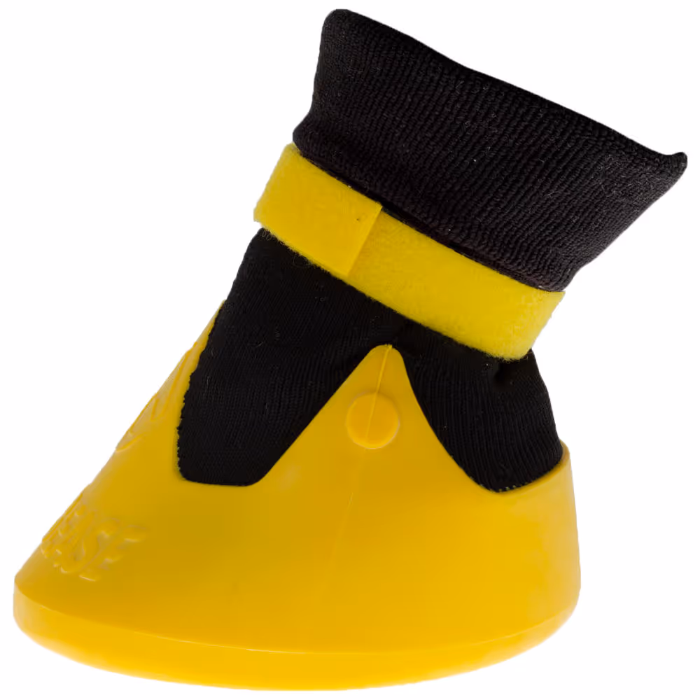 Tubbease 175 mm, jaune, Chausson trait. sabots chevaux