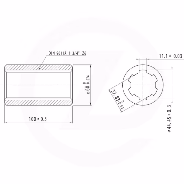 Tube 100L 1 3/4"