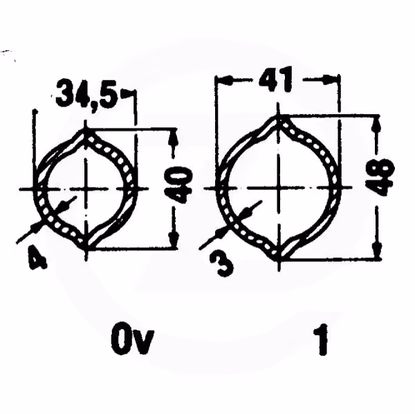 Tube de cardan 1 2900 mm