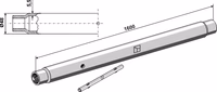 Tube M30x3,5