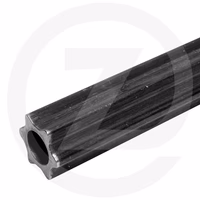 Tube profilé standard 37x51x1000