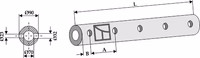 Tube-support pour dent - 810 - 5