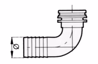 Tubulure coudée Arag 90° ø40mm 460140 Origine