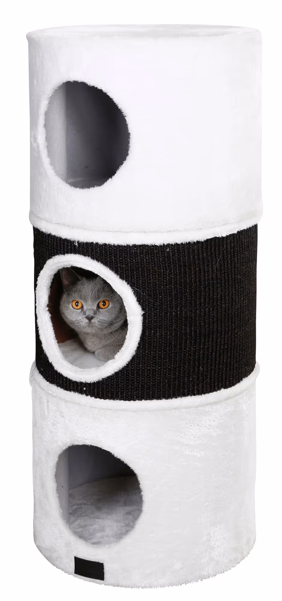 Tunnel griffoir Niki blanc/anthracite, 90cm