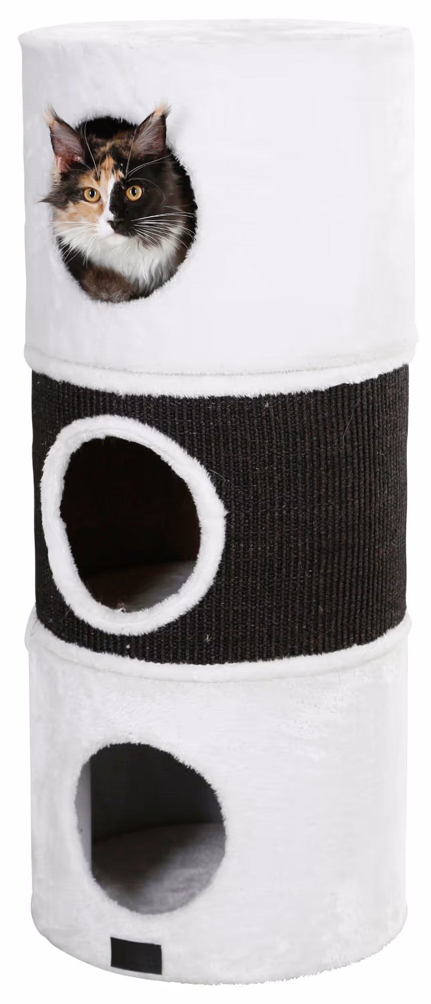 Tunnel griffoir Niki blanc/anthracite, 90cm