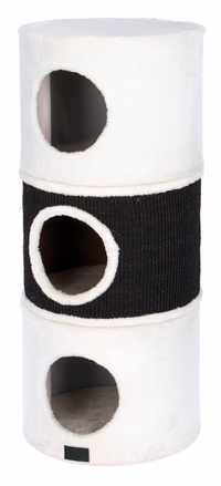 Tunnel griffoir Niki blanc/anthracite, 90cm