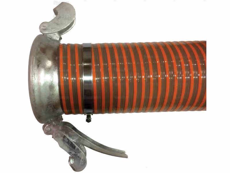 Tuyau tonne a lisier orange et gris 6" 3m