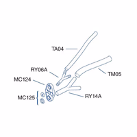 Tuyau court de pulsation plastique ovin/caprin 7,6mmx14,6mmx240mm