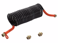 Tuyau liaison frein air comprimé 22 x 150. rouge.