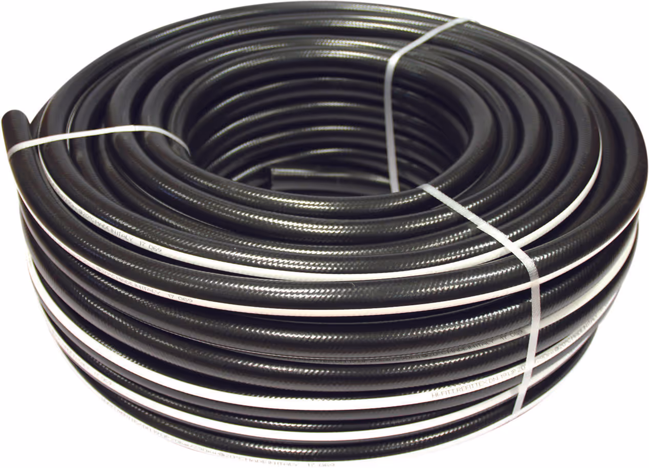 Tuyau pvc noir pour air comprime - 20 bars - 6x11 - 50m