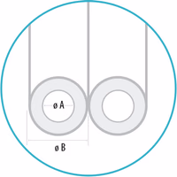 Tuyau silicone jum. 713 [xm] (c25)