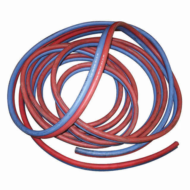Tuyau soudure jumele bleu/rouge 10 mm le metre